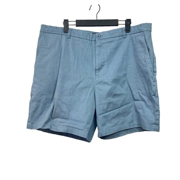 Over Under Mens Shorts Size 40 Blue Stretch Flat Front Chino Made in USA - Picture 1 of 5
